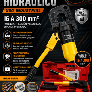 PRENSA TERMINAL HIDRAULICO USO INDUSTRIAL10-300MM2