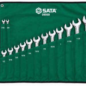 LLAVE MIXTA PULGADAS 3/8-1"1/4 SATA X 14 PZS 09069